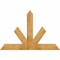Ekena Millwork Saratoga Rough Sawn Timber Gable Bracket, Western Red Cedar, 60"W x 40"H x 2"D x 6"F, 16/12 Pitch GBW060X40X0206SAR00RWR - alternate 1